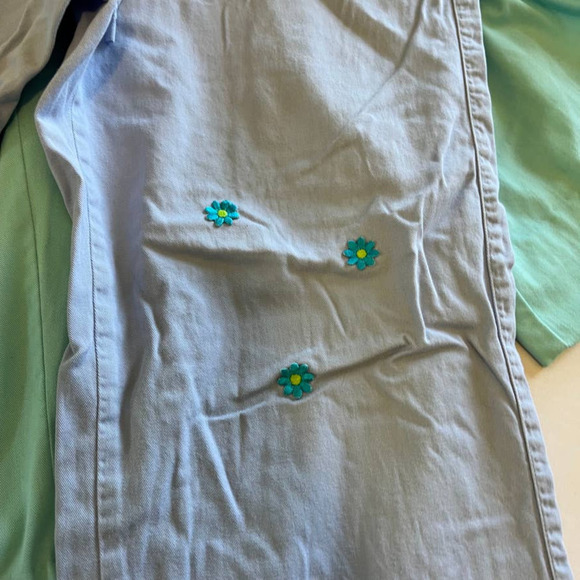 LOT of Blue Cropped comfortable pants - Picture 2 of 16